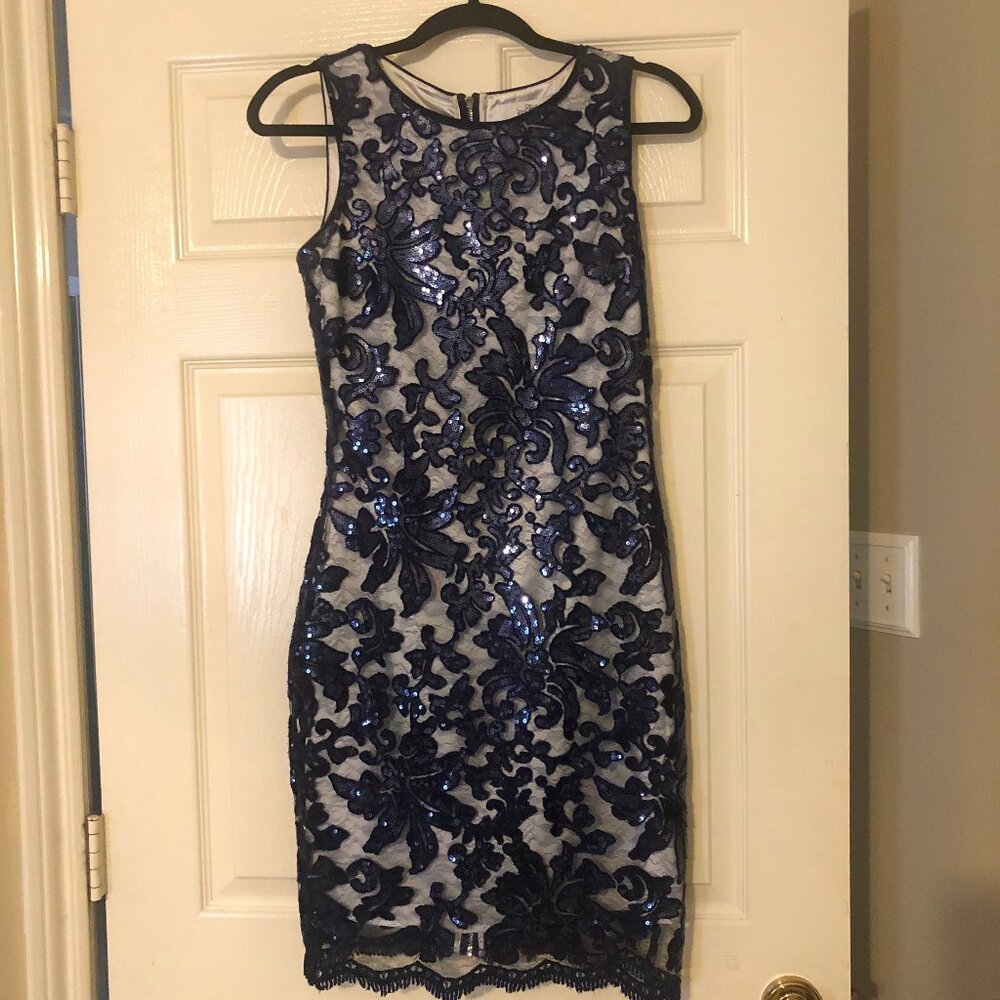 Belle Badgley Mischka Sequin Dress Size 2 - Worn once